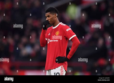 Manchester Uniteds Marcus Rashford During The Premier League Match At
