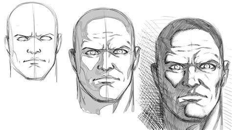 How To Shade A Face For Comics Single Point Light Comic Book Drawing Comic Drawing Comic