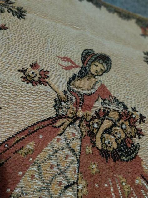 Set Antique Tapestry Fabric Panel Wall Tapestry Gobelin Etsy