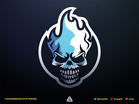 Skull Logo Skull Logo Art Logo Game Logo Design