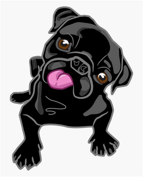 Black Pug Png Top Free Images And Vectors For Black Pug In Png Vector