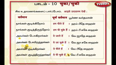 learn hindi  tamil learning hindi lesson  youtube
