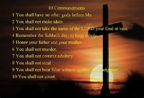 The Lord Jesus Gods 10 Commandments Art Print 13 X 19 Christian