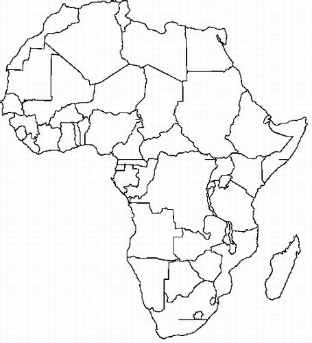 Slepá Mapa Subsaharské Afriky Diagram Quizlet
