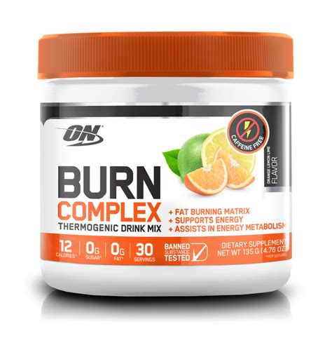 · helps the body to break down fat more easily. Buy Burn Complex - Thermogenic Drink Mix [Non-Stimulant ...