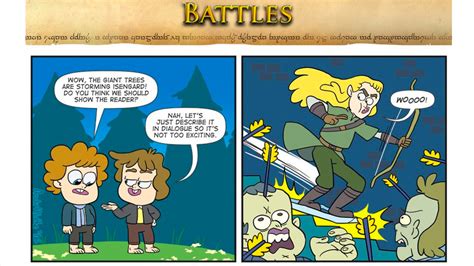 Use the thumbs up and thumbs down icons to agree or disagree that the title is similar to the rainmaker. Comic: THE LORD OF THE RINGS Books vs. The Movies — GeekTyrant