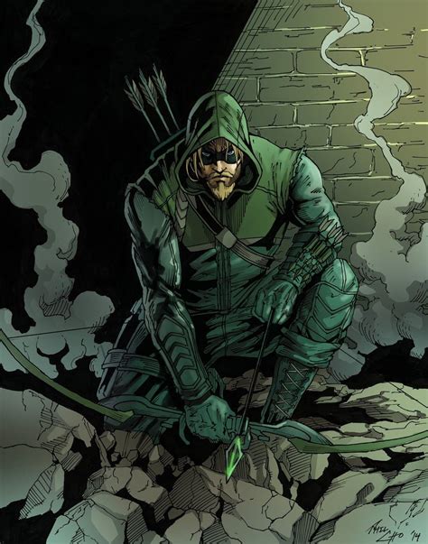 Green Arrow Justice League Green Arrow Dc Comics Art Dc Comics Heroes