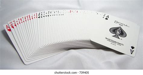 Full Deck 52 Playing Cards Spread Stock Photo Edit Now 739405
