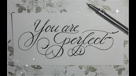 We did not find results for: how to write in cursive fancy - you are perfect :) - YouTube
