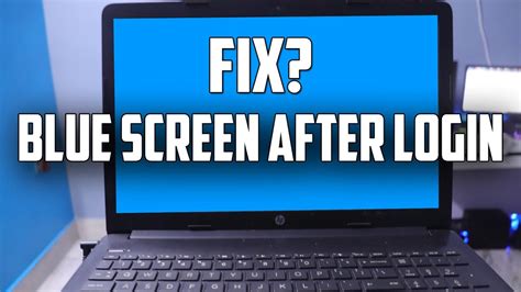 How To Fix Blue Screen When Click On Sign In Button In Windows Youtube