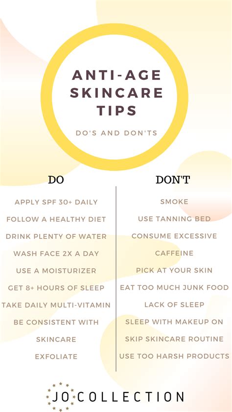 DO S And Don Ts For Your Anti Age Skincare Routine Tips And Tricks For Your Best Anti Age