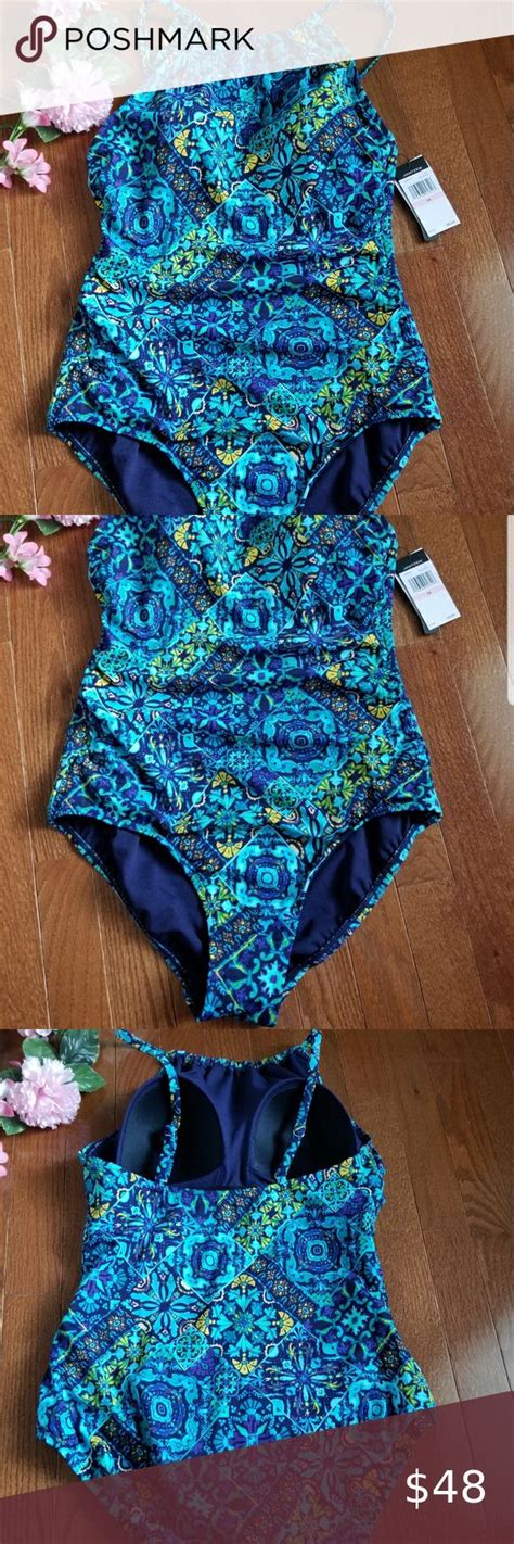 Jantzen Blue Swimwear Suit Size 10 Swimwear Jantzen Swimwear