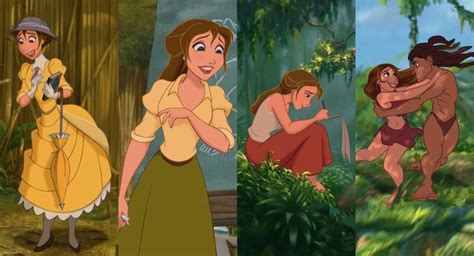Janes Outfit Transformation To Show Her Love For Tarzan Tarzan Disney Disney Disney Animation