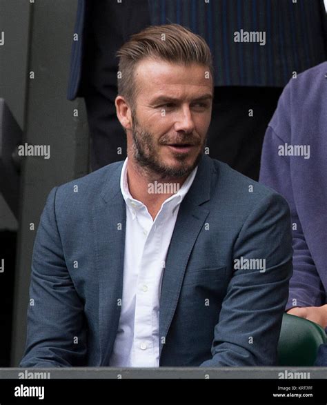 London England July 08 David Beckham Attend Day Nine Of The