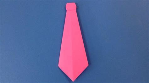 How To Make A Paper Neck Tie Easy Origami Neck Ties For Beginners