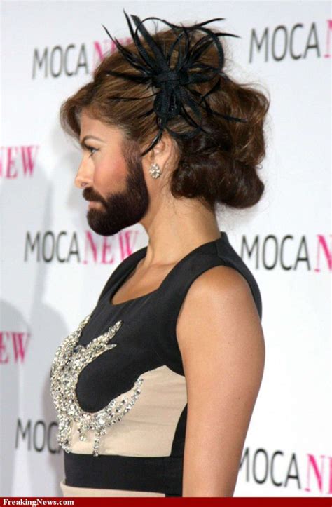 Famous Women Sprout Beards Amazing And Funny