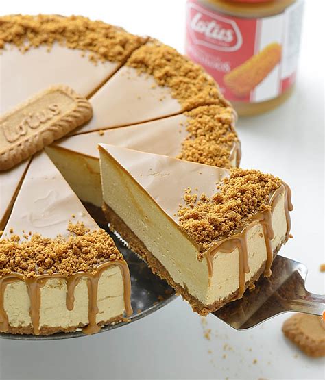 No Bake Lotus Biscoff Cheesecake