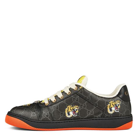 Gucci Screener Tiger Sneakers Men Low Trainers Flannels Fashion