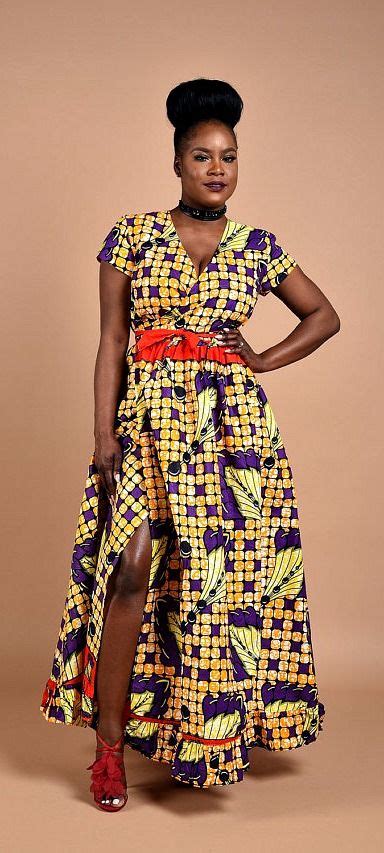 Mixed Vera Cozy Wrap Dress Stay Fabulous In This Classic Wrap Dress African Print Wrap Maxi
