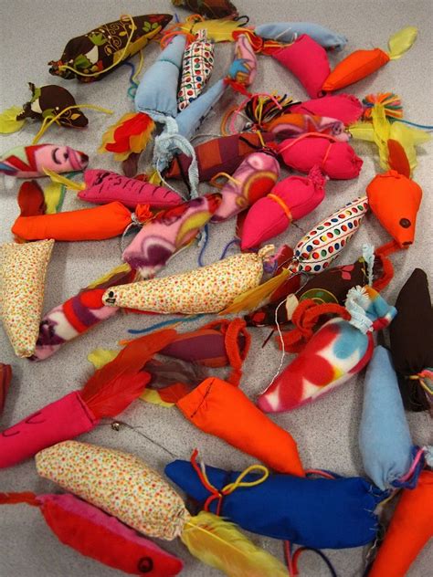 Keep a pet comfy 3. BROWNIE TROOP - we made cat toys for our local animal ...