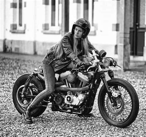 [ img] cafe racer girl biker girl motorcycle