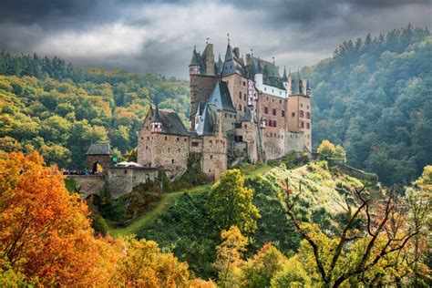 Eltz Castle Moselle Valley Travel Sight Of Germany Stock Image