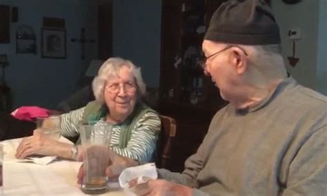 Elderly Husband Serenades His Wife Of 65 Years