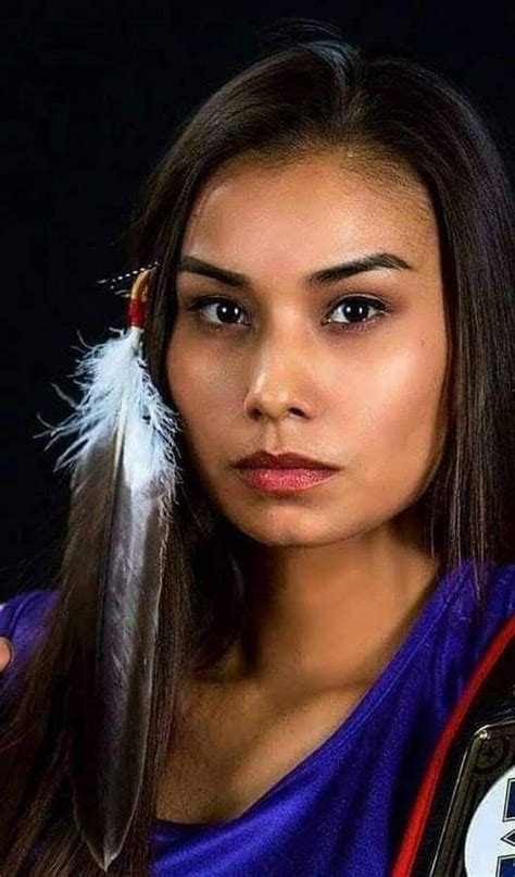 Native American Women With Beautiful Facial Features