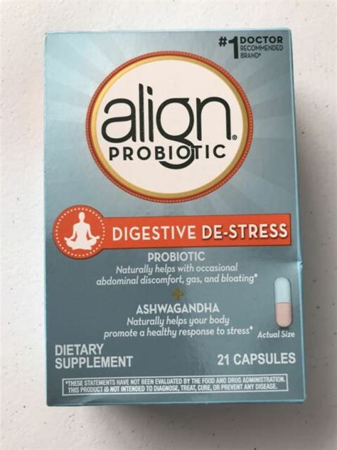 Align Probiotic Digestive De Stress Dietary Supplement 21 Capsules For