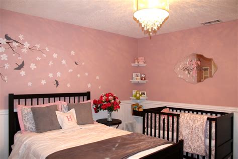 Add luxe with pops of polish with metallics like gold, brass or copper which work well with this. Hazel's Pink and Gray Nursery - Project Nursery
