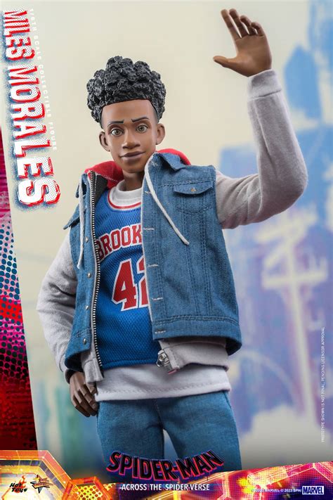 Miles Morales Hot Toys Mms710 Spider Man Across The Spider Verse 1 6th Scale Collectible Figure