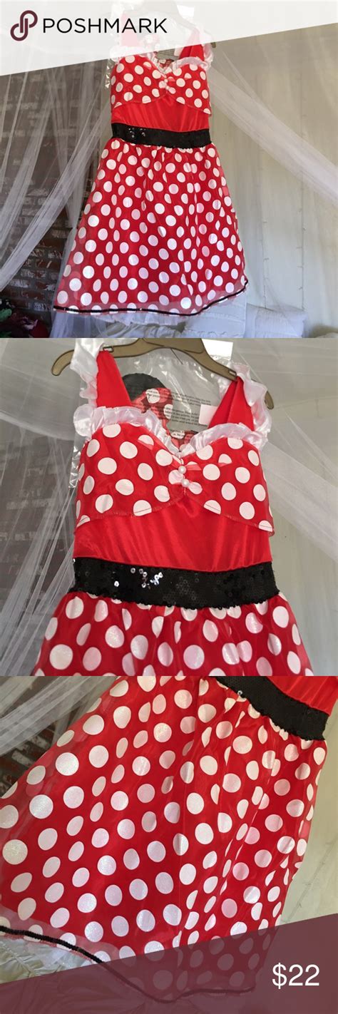 Minnie Mouse Vintage Pinup Costume Dress Disney Pinup Costume Disney