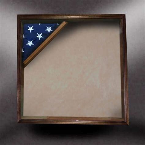 24x24 Flag Shadow Box 3x5 Corner Frame By Greg Seitz