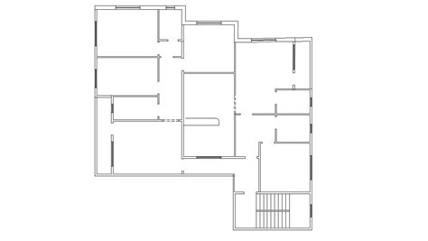 Simple 2d House Plans In Autocad Drawing Cadbull