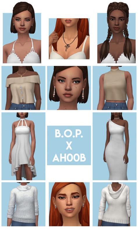 The Sims 4 Custom Content Clothes Hnlasopa