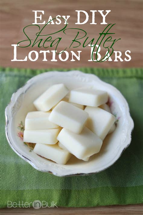 These simple ingredients that you can find at home can give you the best natural lotion. DIY Gift Idea: Shea Butter Lotion Bars