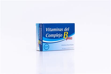 Vitaminas Del Complejo B Plus X 30 Cápsulas Brazal