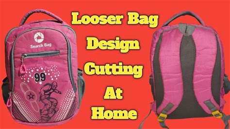 Looser Pitthu Design Cutting School Bag Design Cutting Youtube
