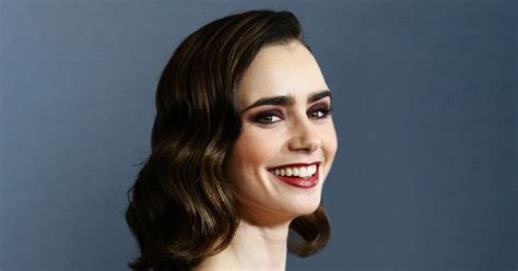 Lily Collins Long Hair Extensions Fall Hair Trends
