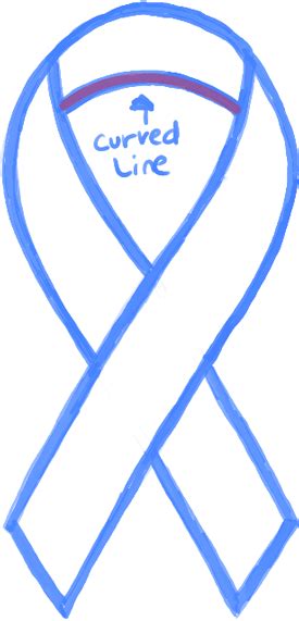 A combination of teal and pink represents thyroid cancer. How to Draw Awareness Ribbons for Causes such as Breast ...