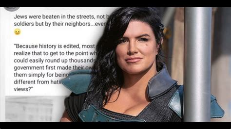 the mandalorian actress gina carano who played cara dune fired by lucasfilm youtube