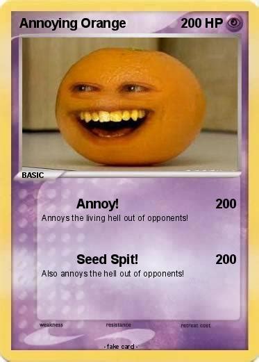 Pokémon Annoying Orange 1605 1605 Annoy My Pokemon Card