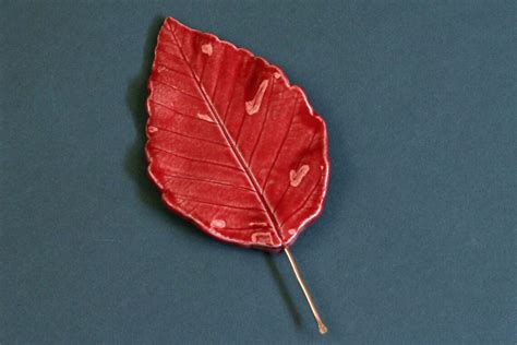Alder Hanging Leaf Ceramic Leaf Etsy