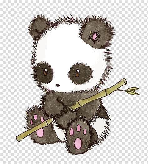Free Download Panda Holding Bamboo Giant Panda Polar Bear Drawing