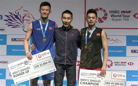 He's going to the finals! Lin Dan beats Chen Long for Malaysia Open title, poses ...