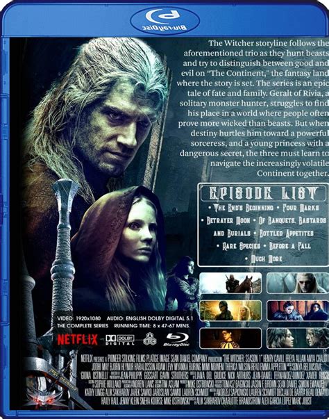 The Witcher Blu Ray 2019 The Complete Season 1