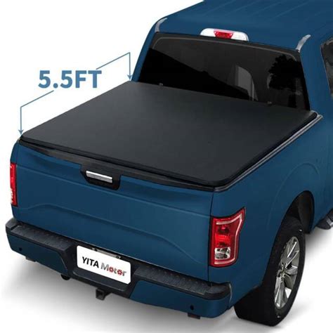 55ft Tri Fold Tonneau Bed Cover For 2009 2014 Ford F 150 Excl Raptor