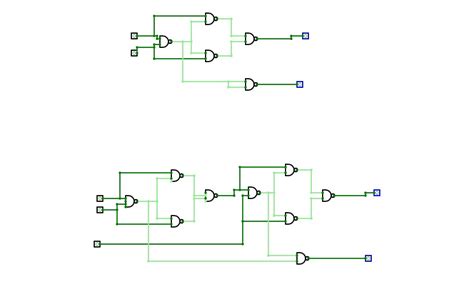 Circuitverse Half Adder And Full Adder Using Nand Gates