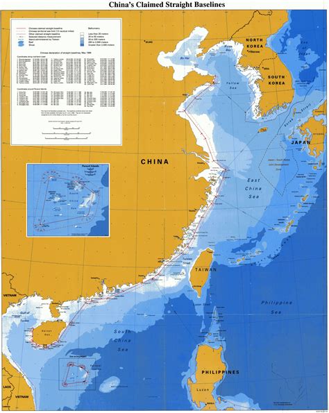 Baselines Of The Territorial Sea Of The Peoples Republic Of China That