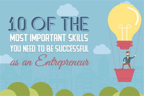 10 Skills You Need For Entrepreneurial Success Infographic